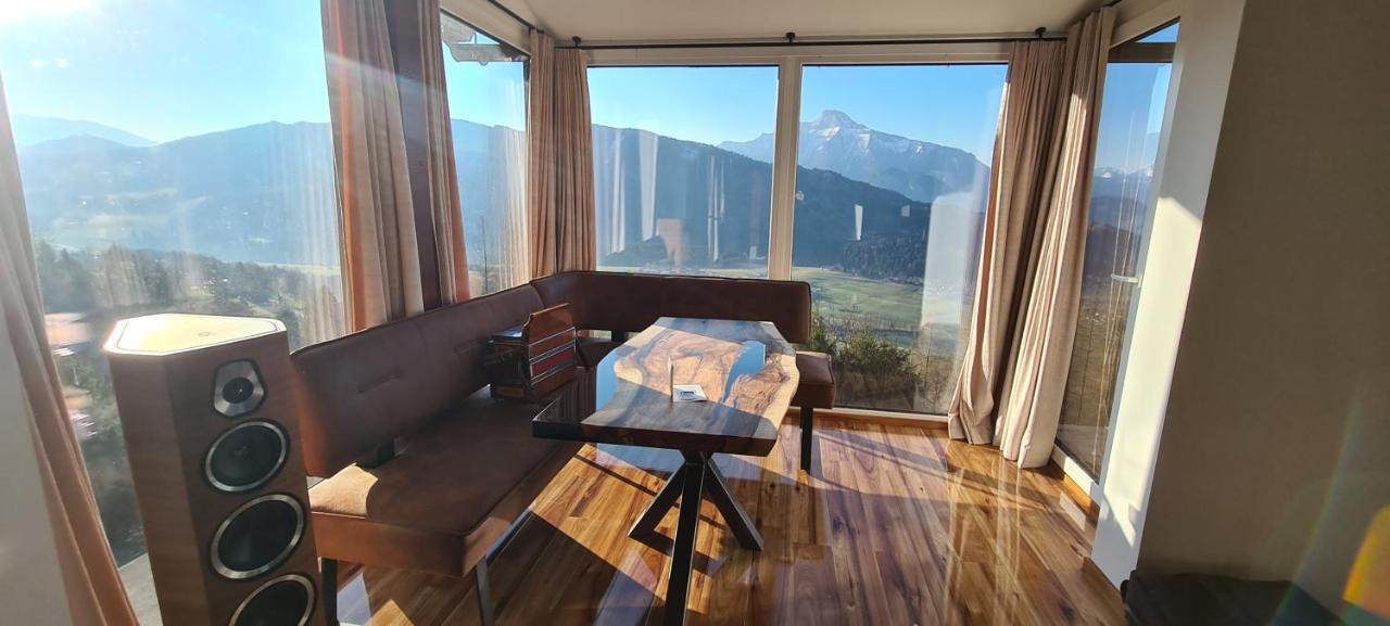 Ruhige Bergvilla In Alleinlage Am Mondsee Mit Seeblick Bergblick Und Whirlpool Innerschwand Eksteriør bilde